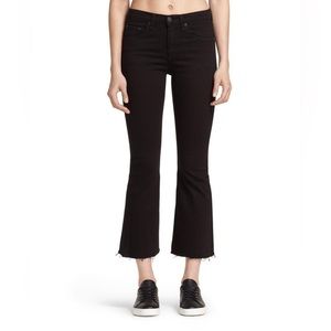 Rag & Bone • 10” high rise crop flare jeans